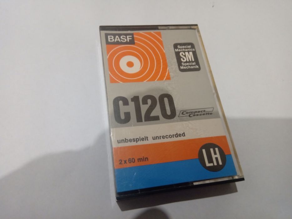 Kaseta magnetofonowa BASF LH SM C-120 z 1971r