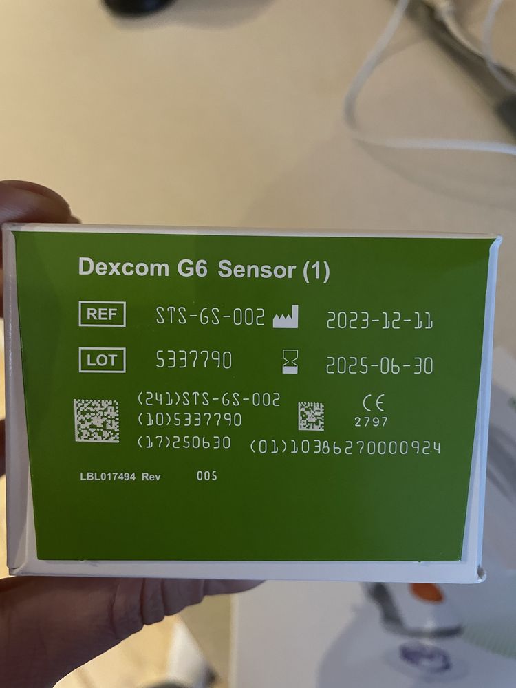 Dexcom g6 sensor