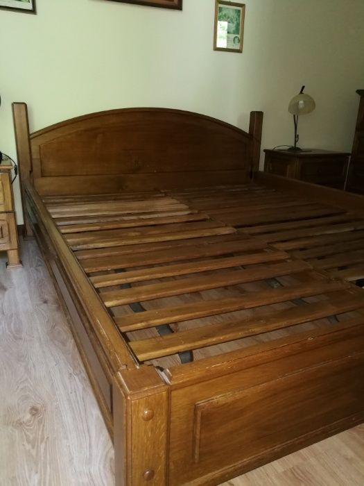 Sypialnia Dębowa Lite drewno