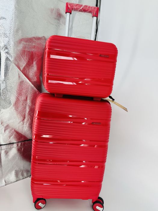 Nowy zestaw walizka i kuferek policarbon/ walizki