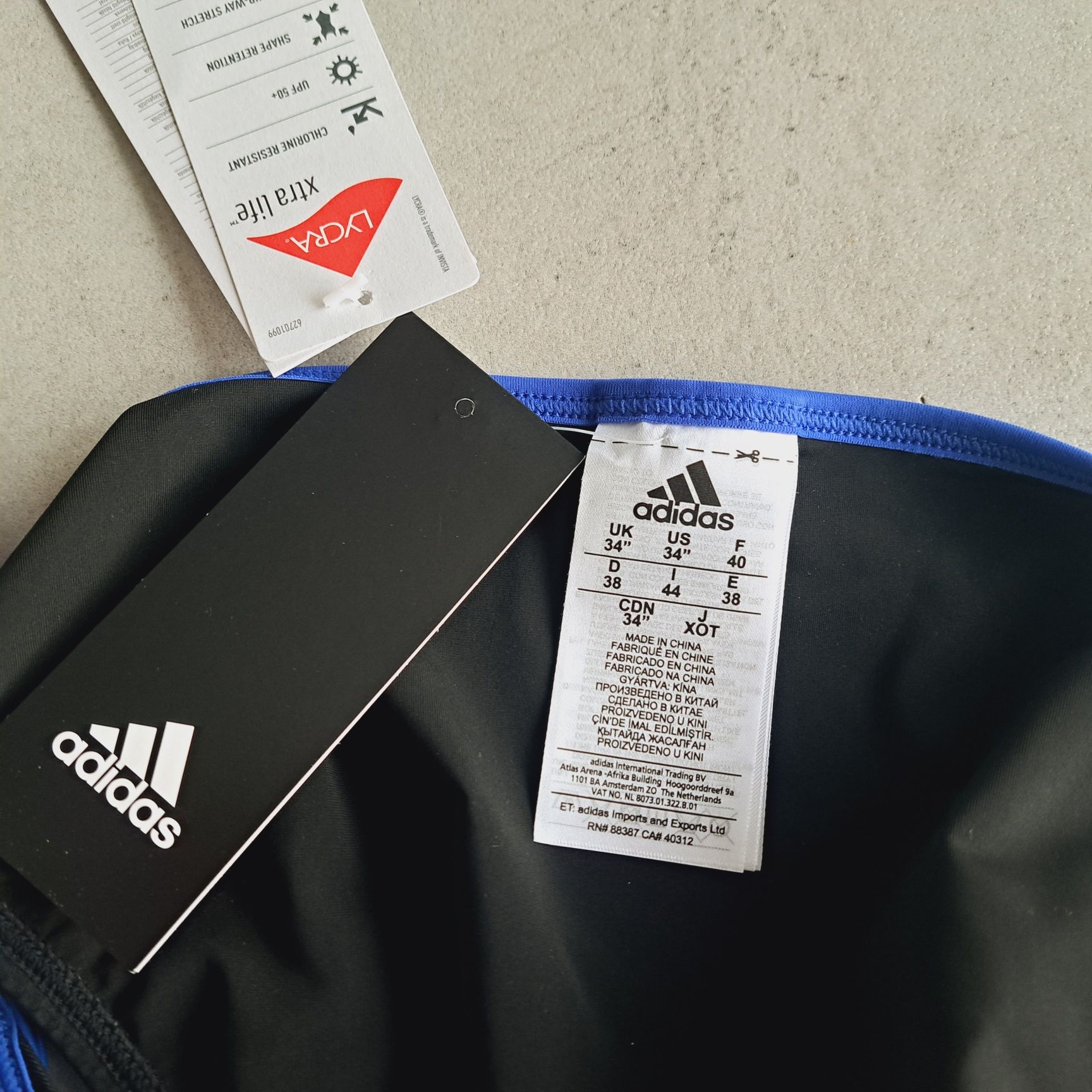 Strój kąpielowy dwuczęściowy Adidas dół majtki