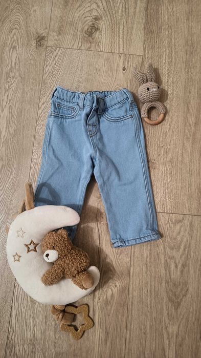 Nowe dżinsowe spodenki, dżinsy niemowlęce, r.68, H&M
