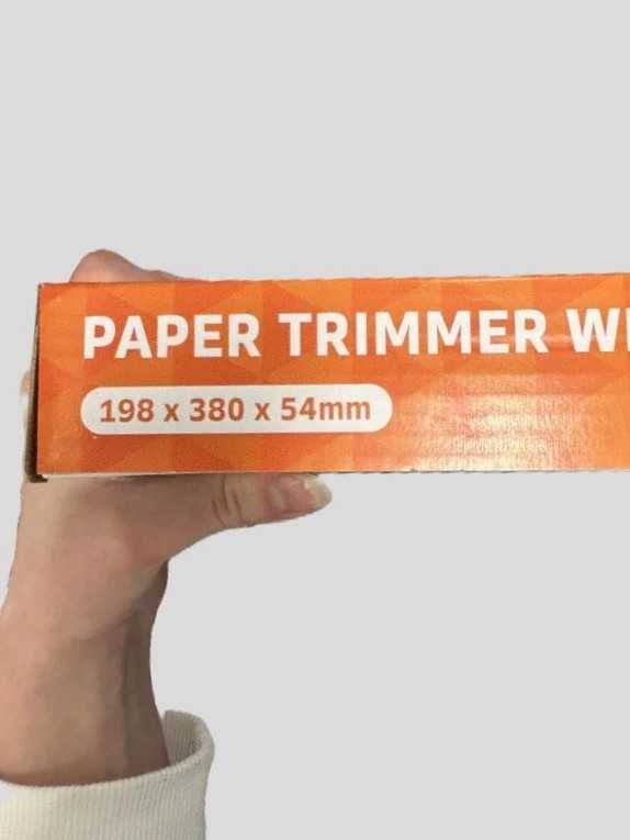 Trymer do papieru A4 z pojemnikiem gilotyna do cięcia zdjęć folii