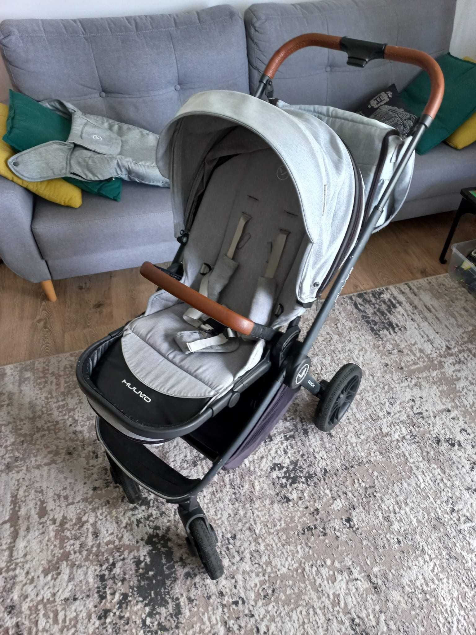 Wózek Muuvo Quick 2w1 (gondola + spacerówka)