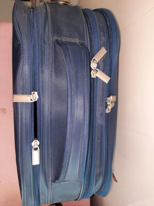 Сумка дорожная синяя