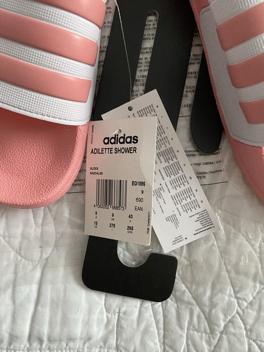 Adidas klapki damskie rozmiar 42 Pl , wkladja 26,5 cm