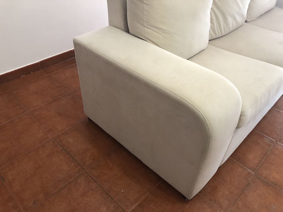 Sofa 3 Lugares / Cor Bege