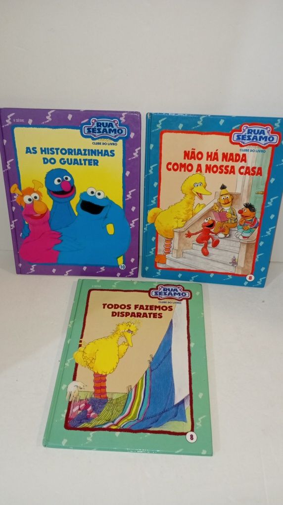 Livros da Coleção da Rua Sésamo (mais nas restantes fotografias)