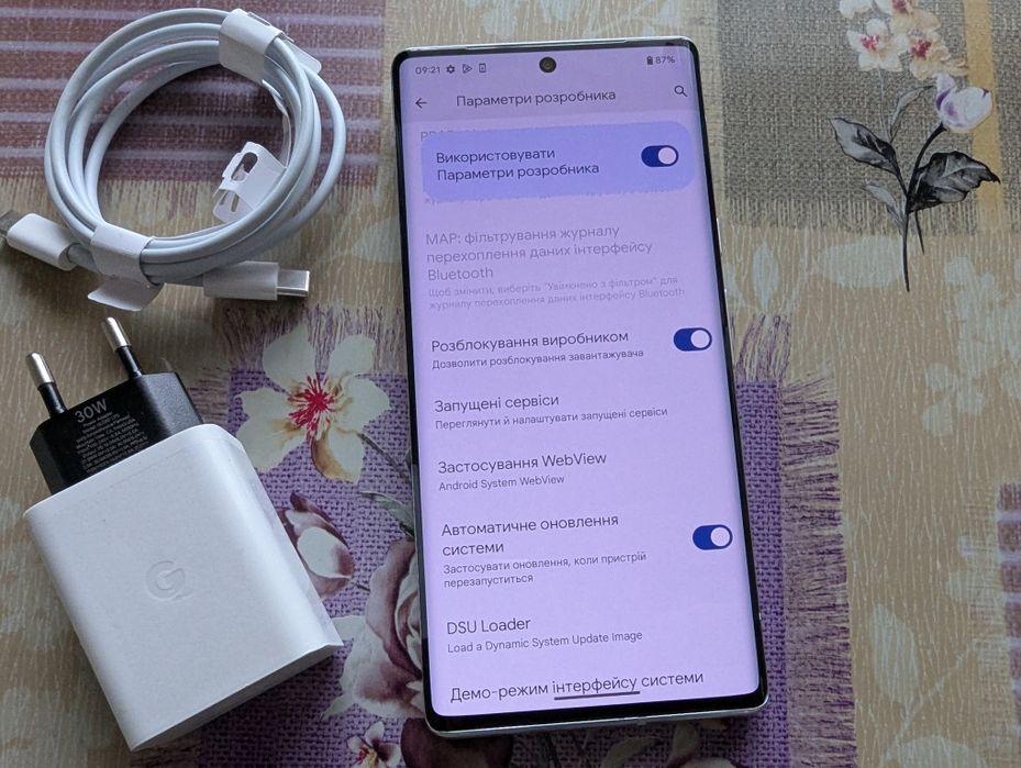 ІДЕАЛ Google Pixel 6 Pro 12-128Gb White/Neverlock/2-Sim/NFC/