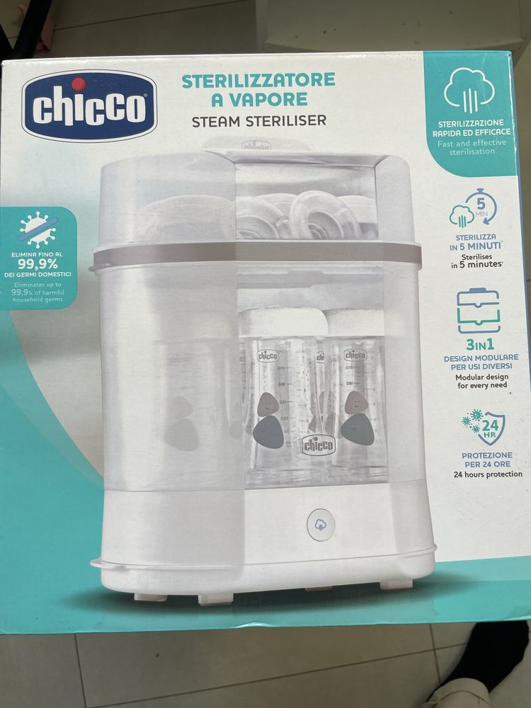 Sterylizator parowy Chicco 3w1 opcja mikrofali