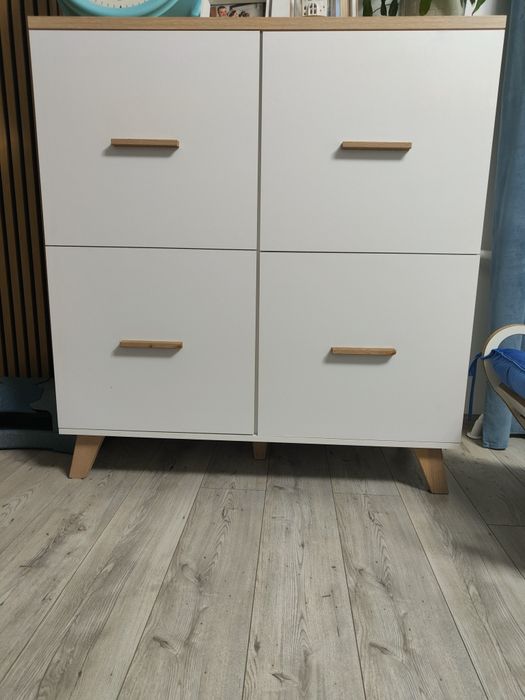 Zestaw mebli skandynawskich. RTV+komoda