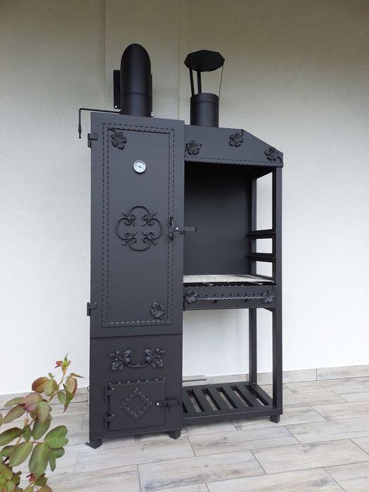 Wędzarnia Grill Smoker Wędzok Blacha 4 mm Solidna od Kowala BBQ