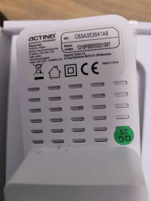 wzmacniacz sygnału wifi actina p6805