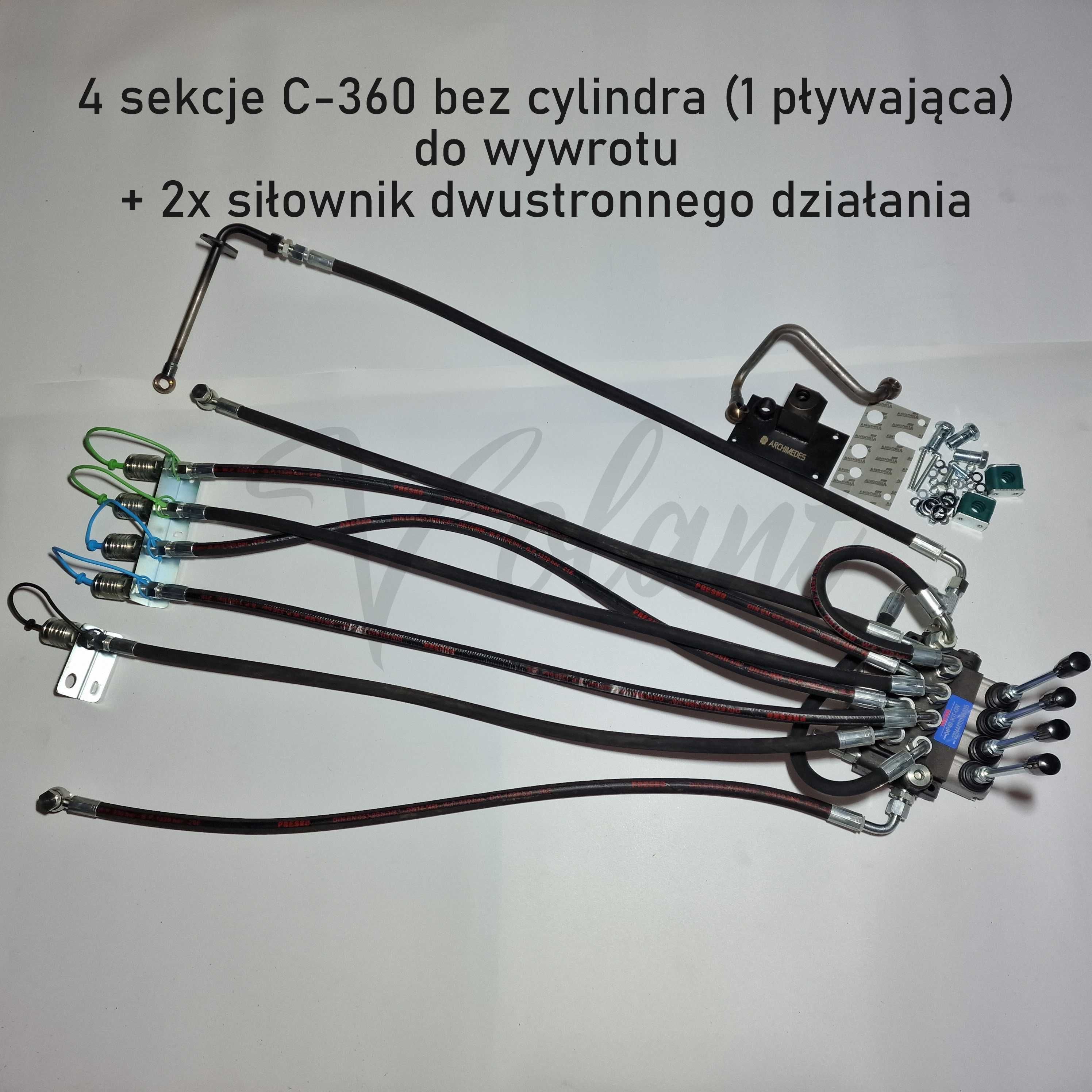 Rozdzielacz 4 Sekcyjny Ursus C-360 Hydrauliczny Zewnętrzny Do Wywrotu