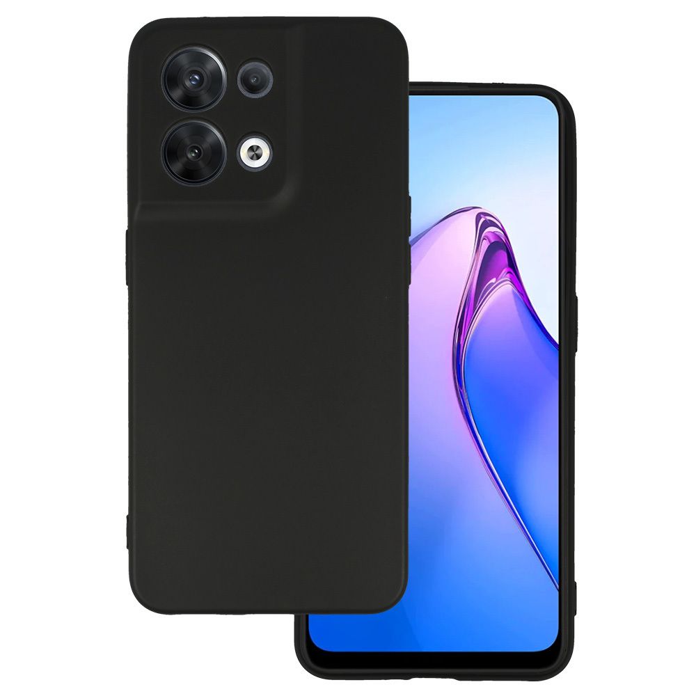 Back Case Matt Do Oppo Reno8 5G Czarny