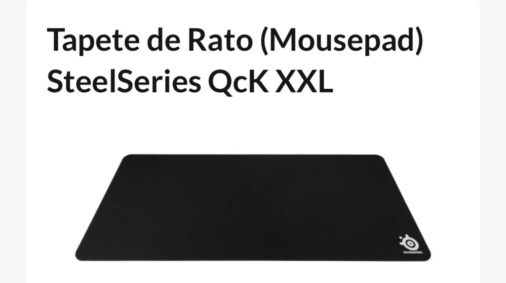 Rato Glorious model O e tapete steelseries heavy xxl
