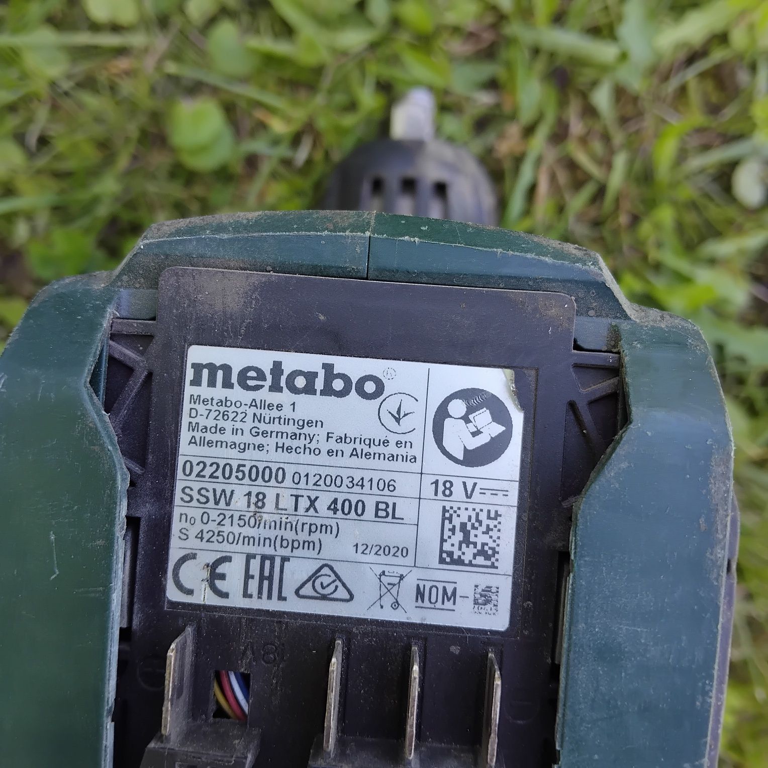 Klucz udarowy Metabo SSW 18 LTX 400 BL
