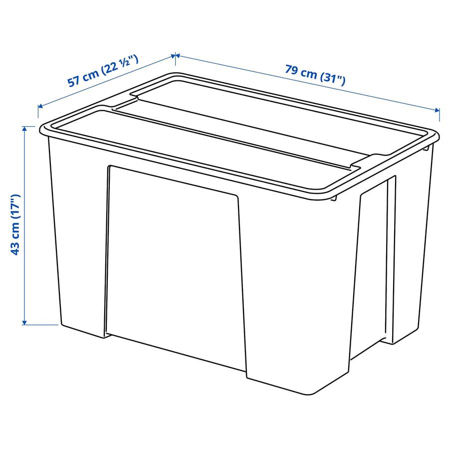 Caixa IKEA com Tampa