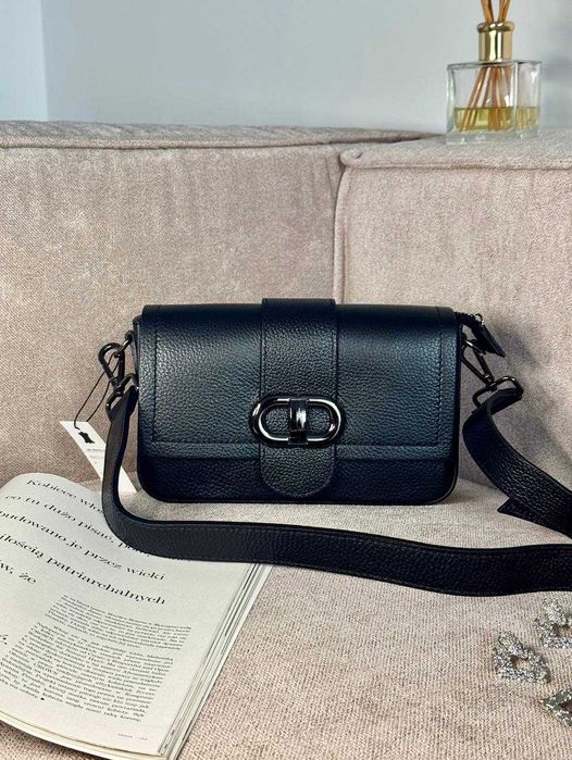 Італійська шкіряна сумочка кросбоді Нова колекція