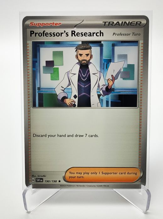 Professor's Research 190/198 non holo karta pokemon Scarlet & Violet