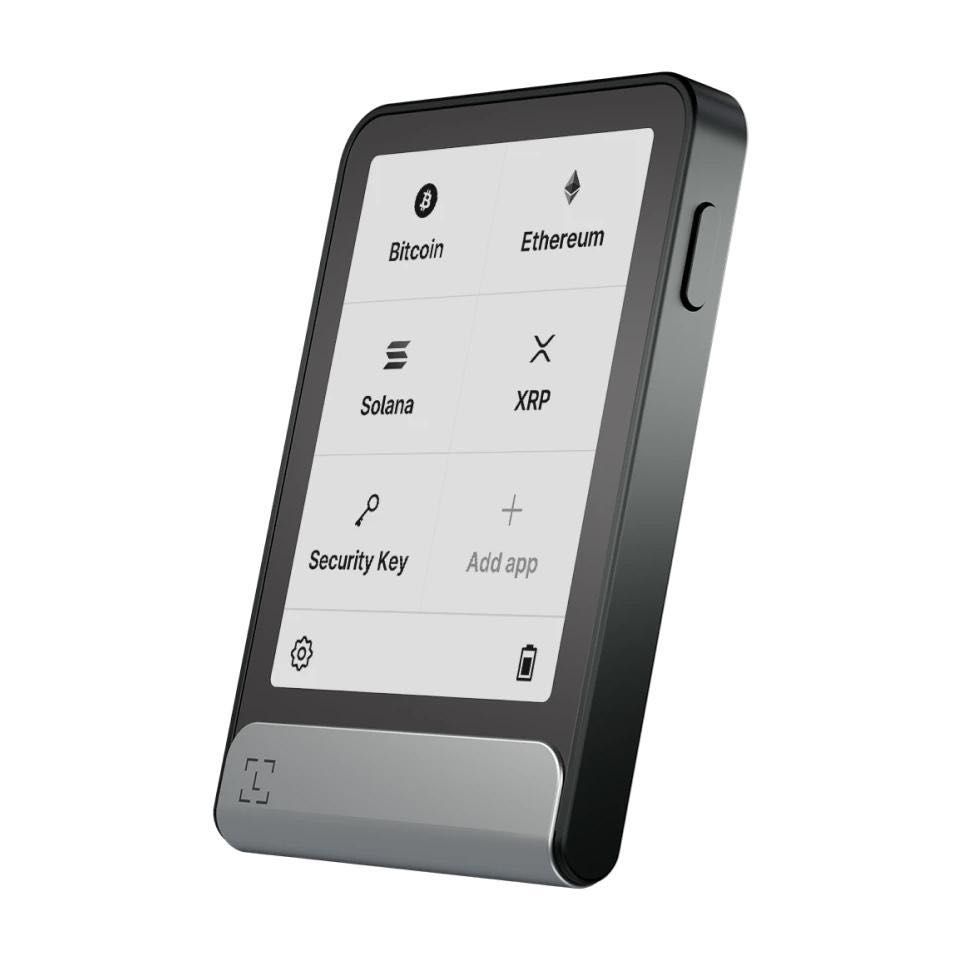 Portfel sprzętowy do kryptowalut Ledger Flex Graphite