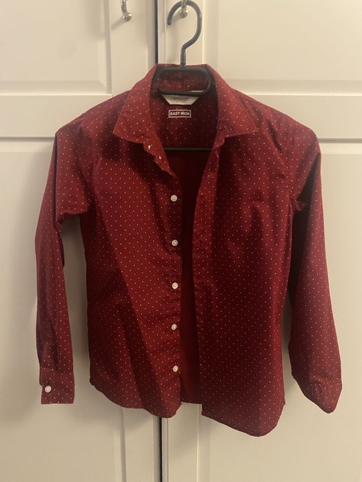 Koszula czerwona w kropki H&M