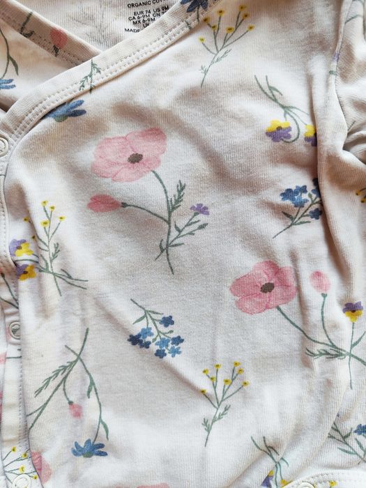 (74) Body z długim rękawem H&M (2 sztuki)
