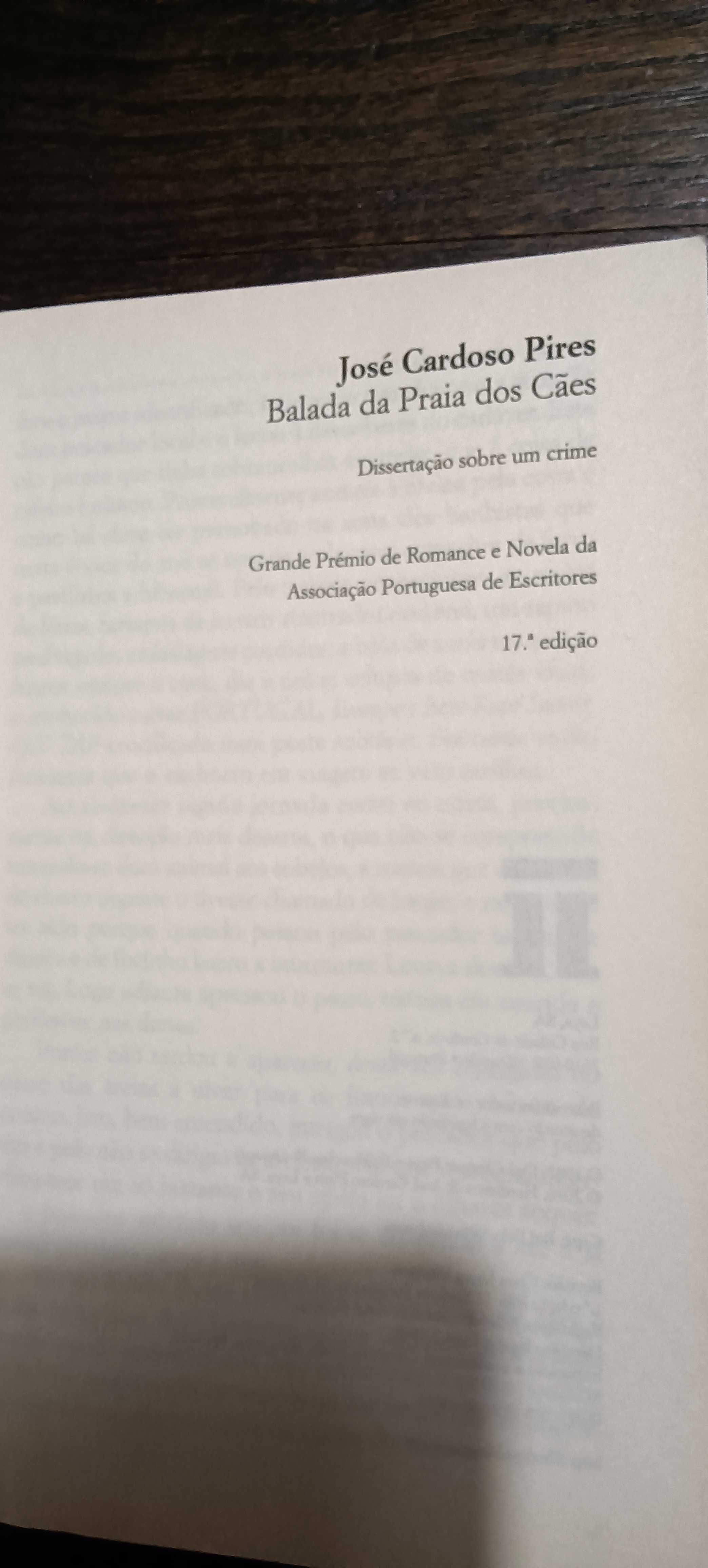 Balada da Praia dos Cães de José Cardoso Pires