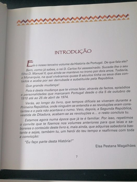 Conjunto de Livros sobre a História de Portugal