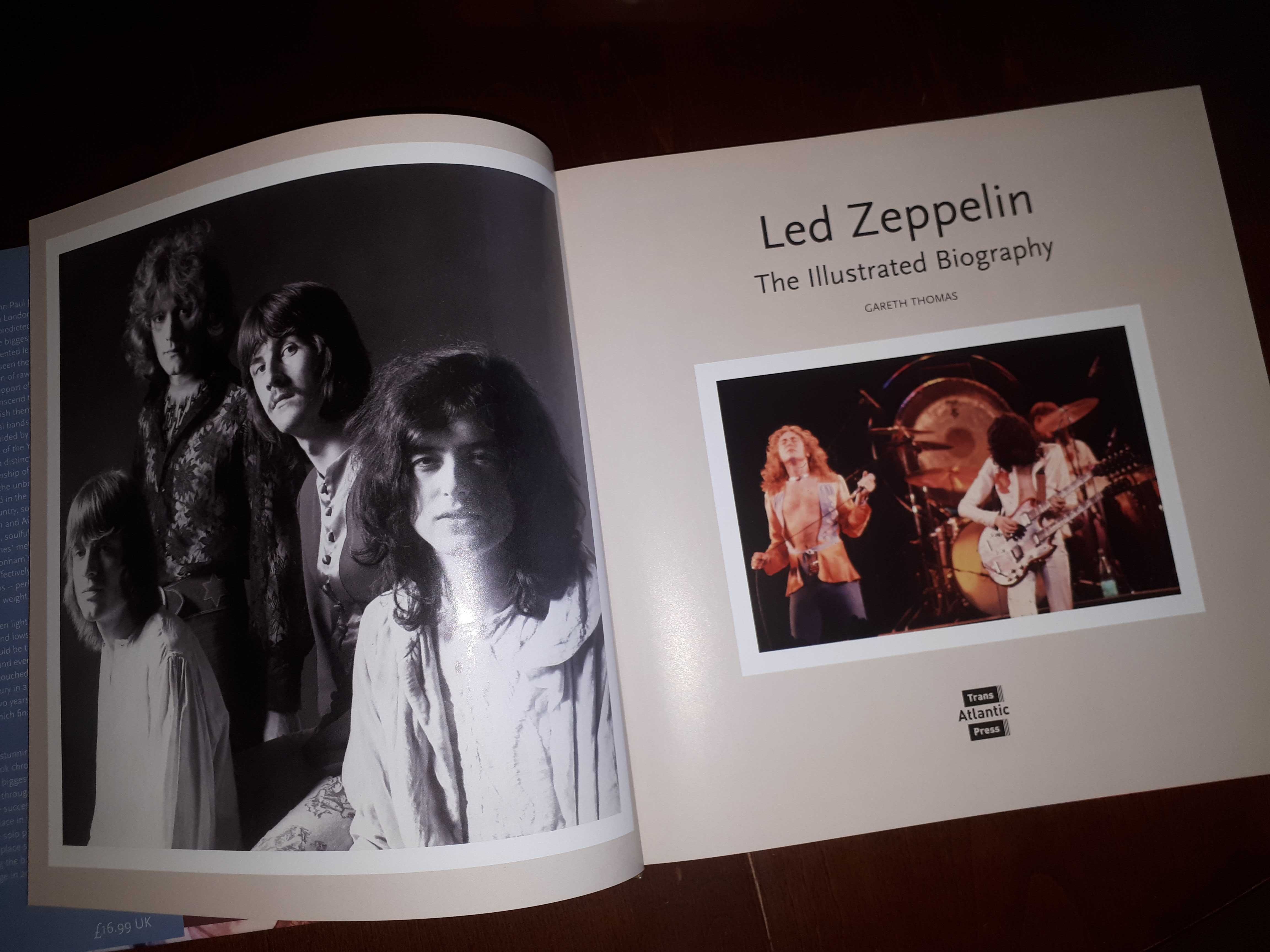 "Led Zeppelin" Hardcover Illustrated with Photographs. Hardcover