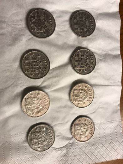 Moedas 5 escudos