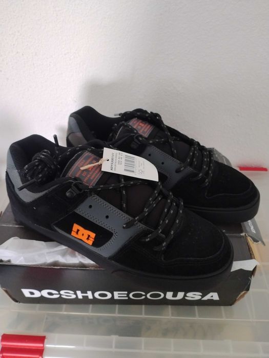DC Shoes Pure Wnt Men's Grey Black Sneaker Skate