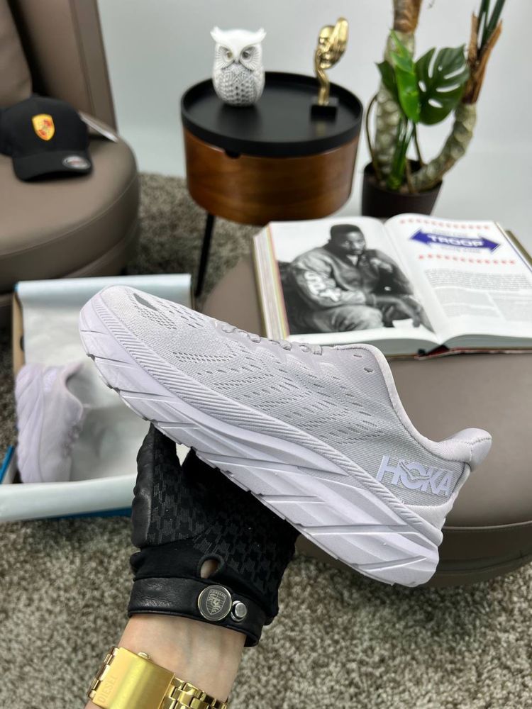 Жіночі кросівки хока HOKA Clifton 8 Light Purple Grey [37-41]