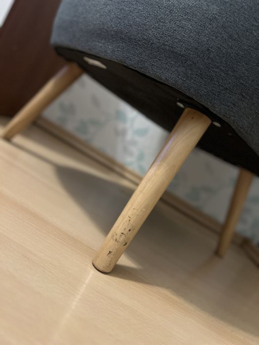 Fotel IKEA Gubbo szary