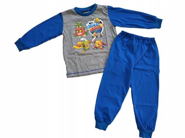 Piżama bawełniana bluzka spodnie rozmiar 104 Super Zings