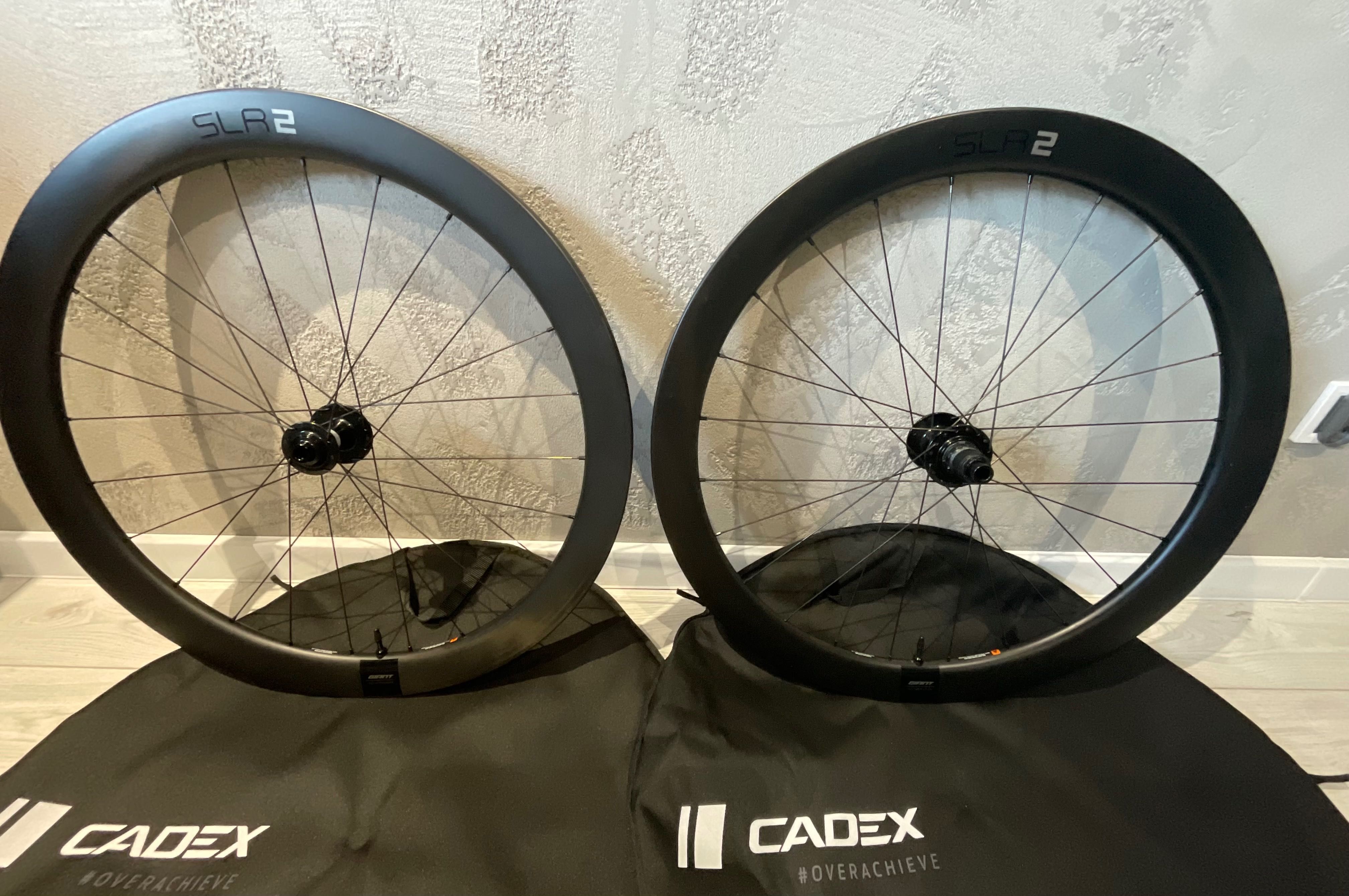 Koła Karbonowe Giant SLR2 50 Disc XDR nowe komplet przód tył