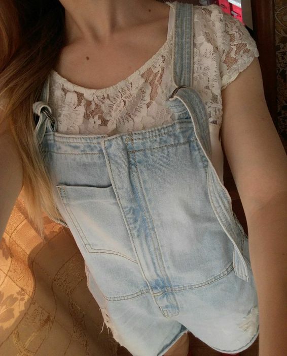 Джинсовый комбинезон pimkie S оригинал