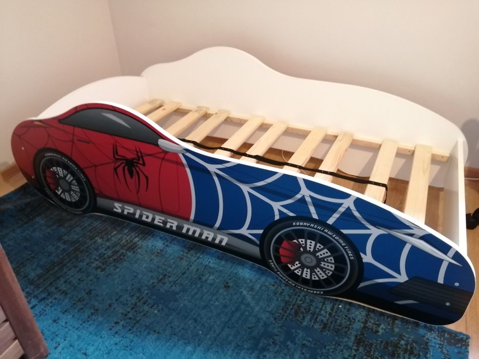 Łóżko spider man samochód 160/80