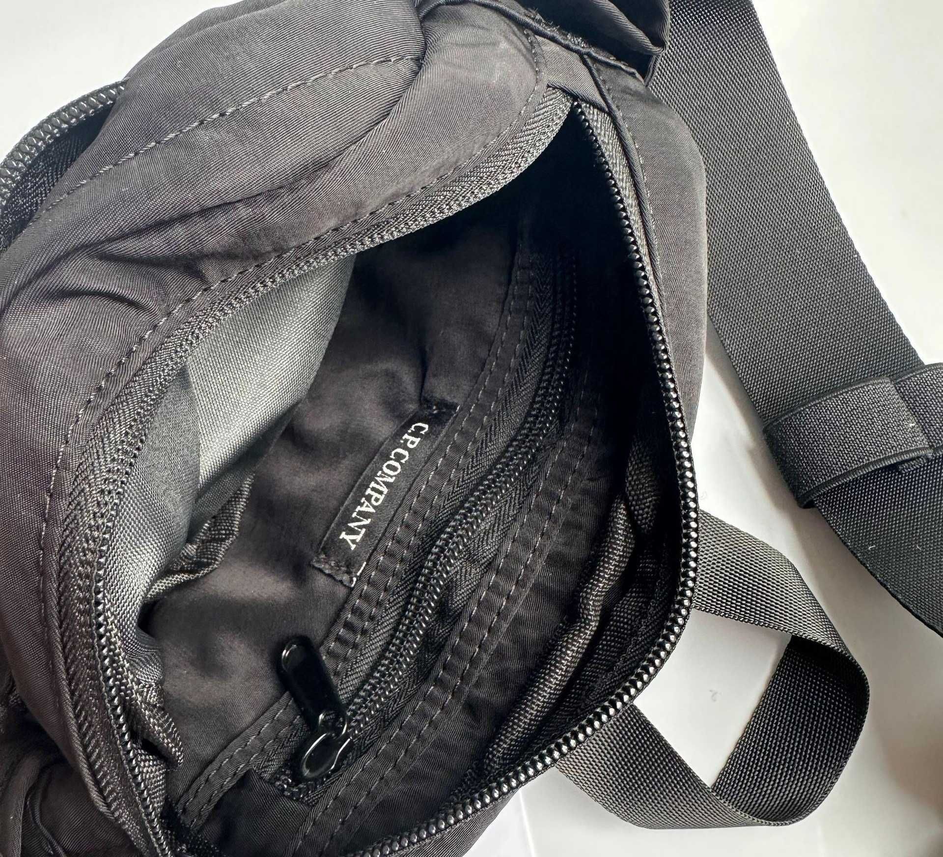 Torba na ramię z metalu i nylonu CP Company GD Nylon Sateen
