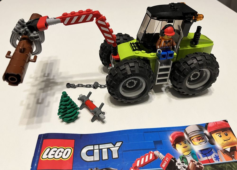 Lego City 60181 traktor leśny
