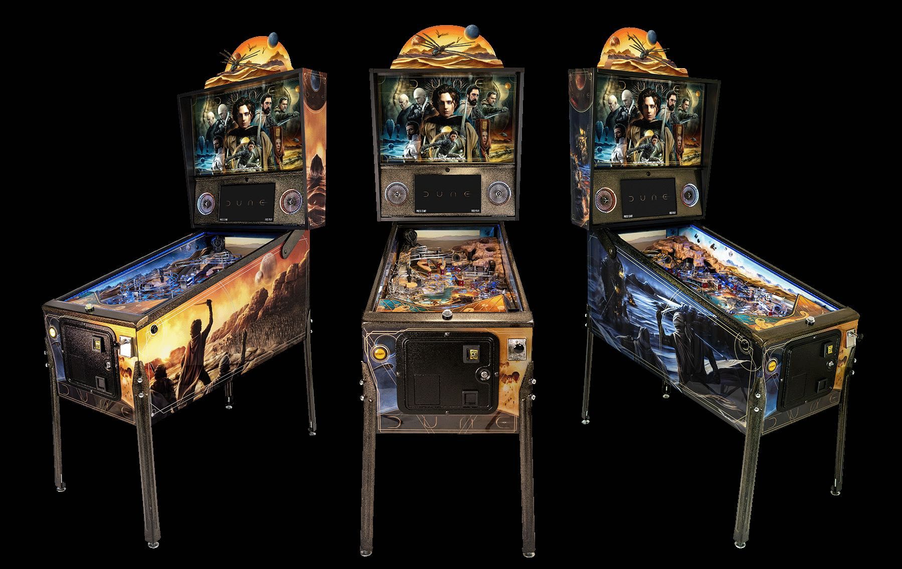 Arcade Flipper Fliper DUNE Pinball Machine  - Barrels of Fun - Nowa