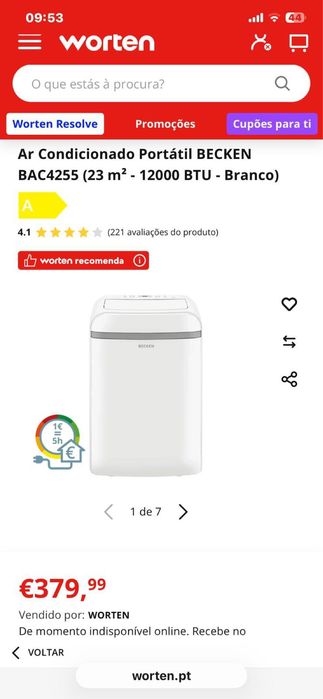 Ar condiconado becken