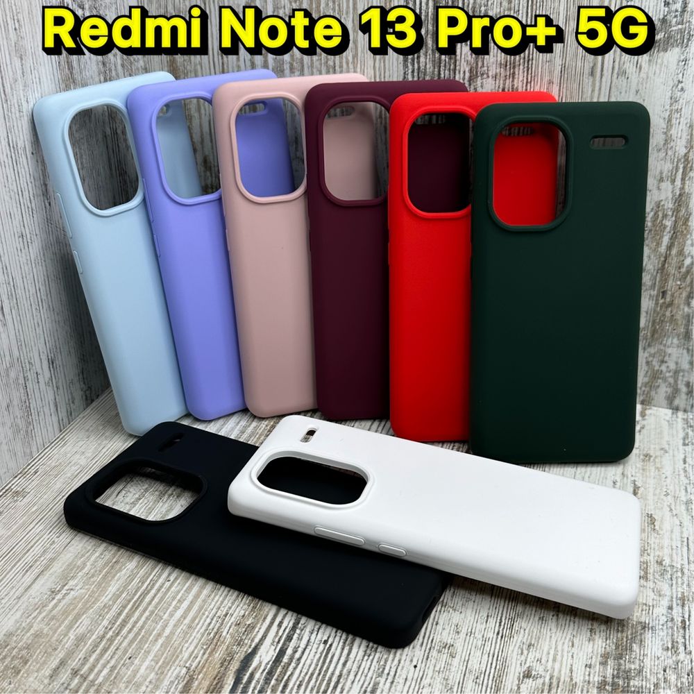 Не пачкаются‼️ Чехол Silicone Case Redmi Note 13 Pro+ 5G/ Note 13 5G