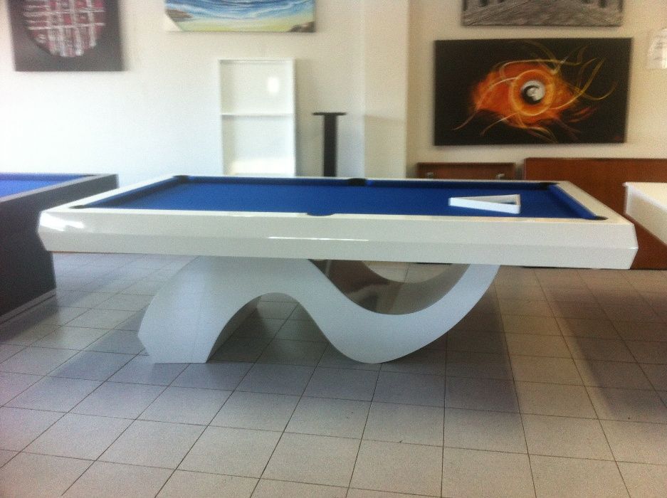 Bilhar - Mesa de Bilhar - Snooker I Azul Branco