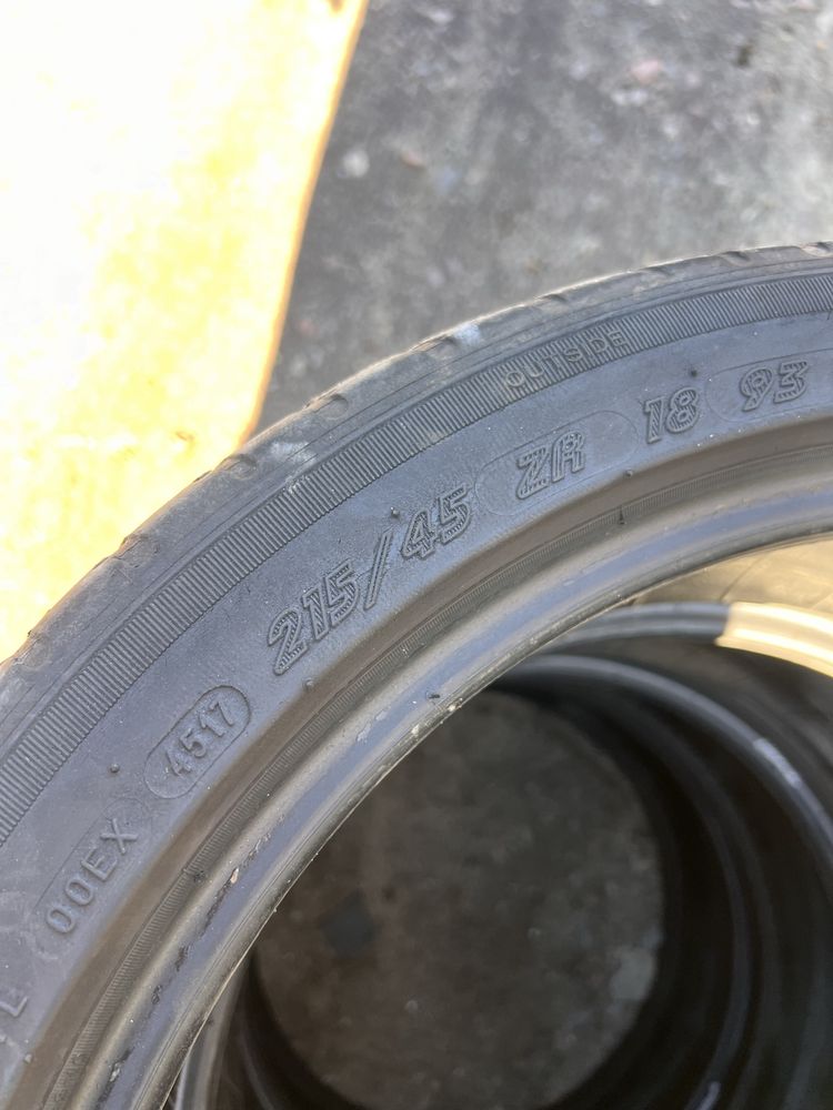 Літні шини 215 45 18 Michelin Pilot Sport 3