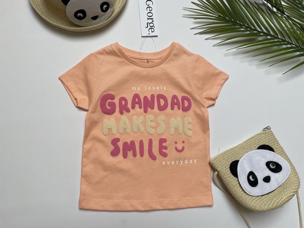 86-92 George bawełniana koszulka tshirt dziadek grandad makes me smile