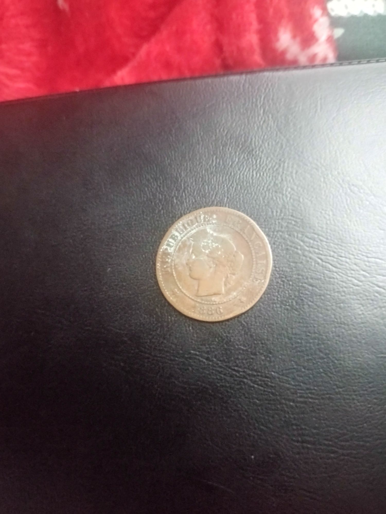 5 centimes 1886r Francja