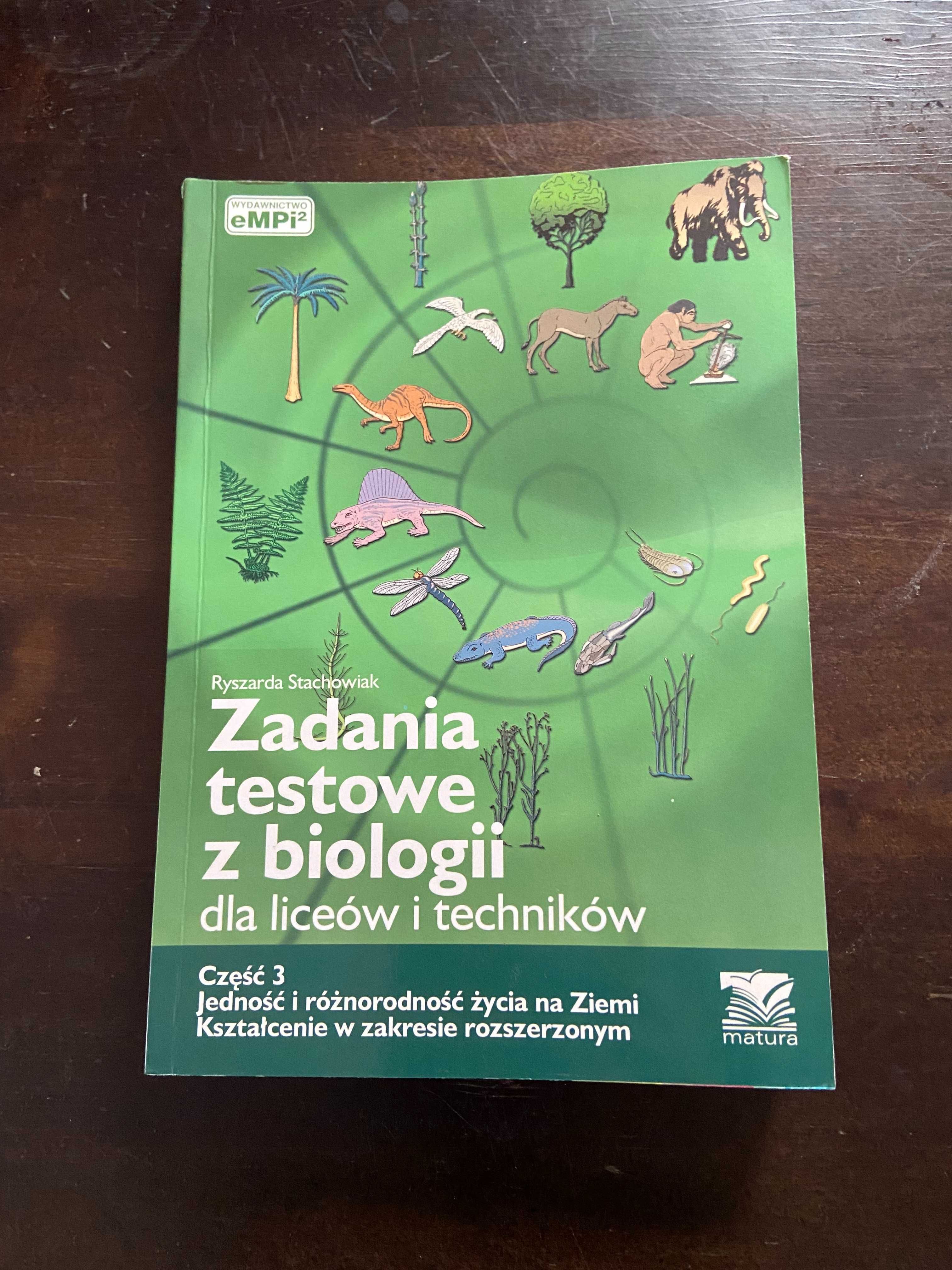Zadania testowe z biologii dla liceów i techników część 3 Stachowiak