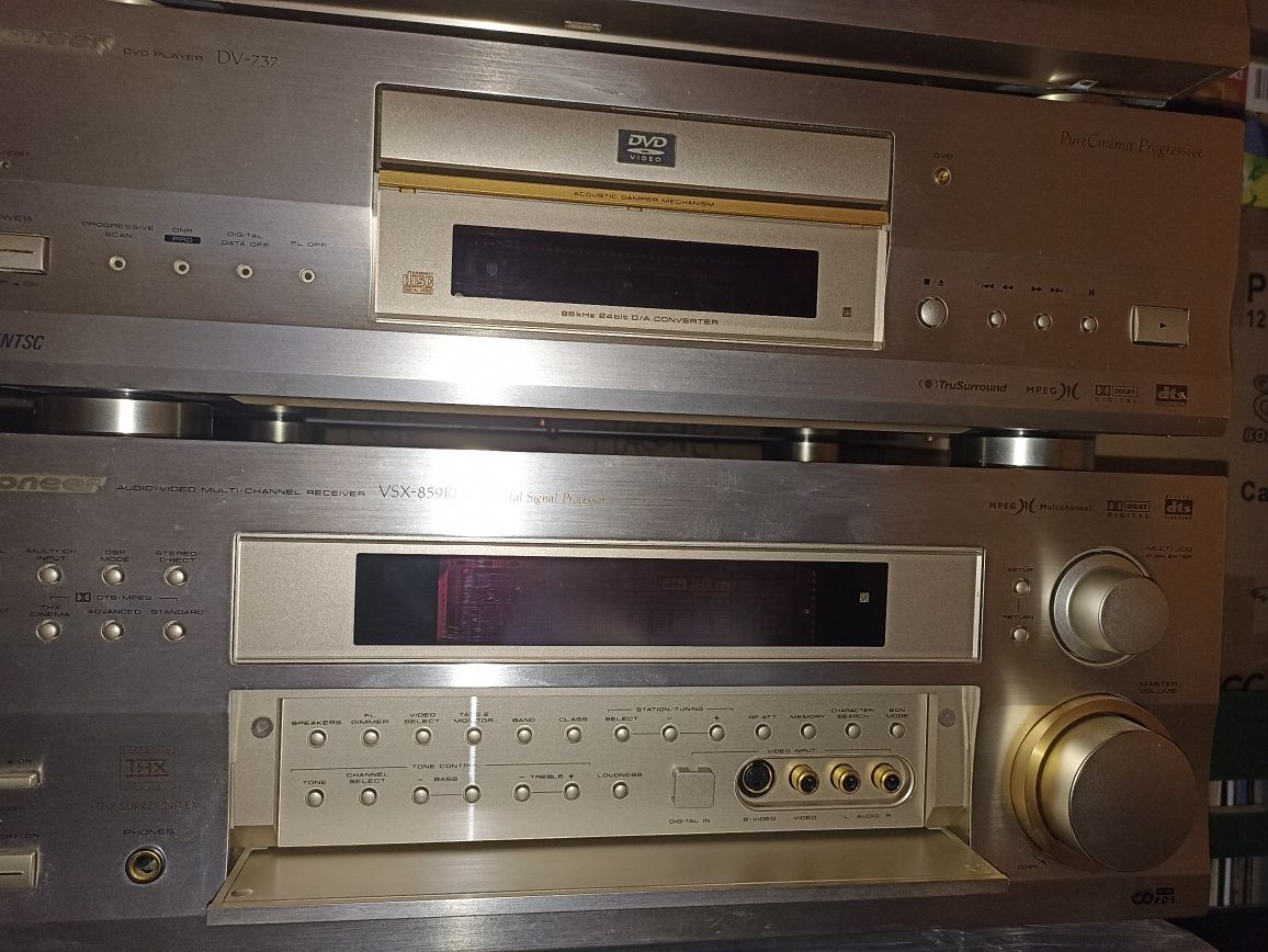 Pioneer zestaw M 10X, DV 737, VSX 859.