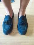 Sapatos homem camurça Massimo Dutti